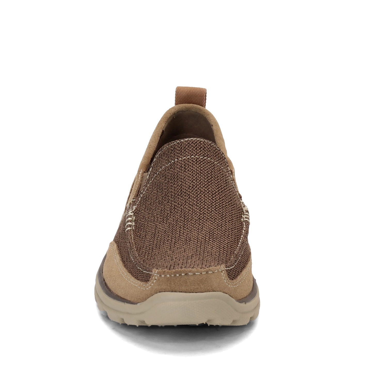 Peltz Shoes  Men's Skechers Relaxed Fit: Superior - Milford Slip-On LIGHT BROWN 64365-LTBR