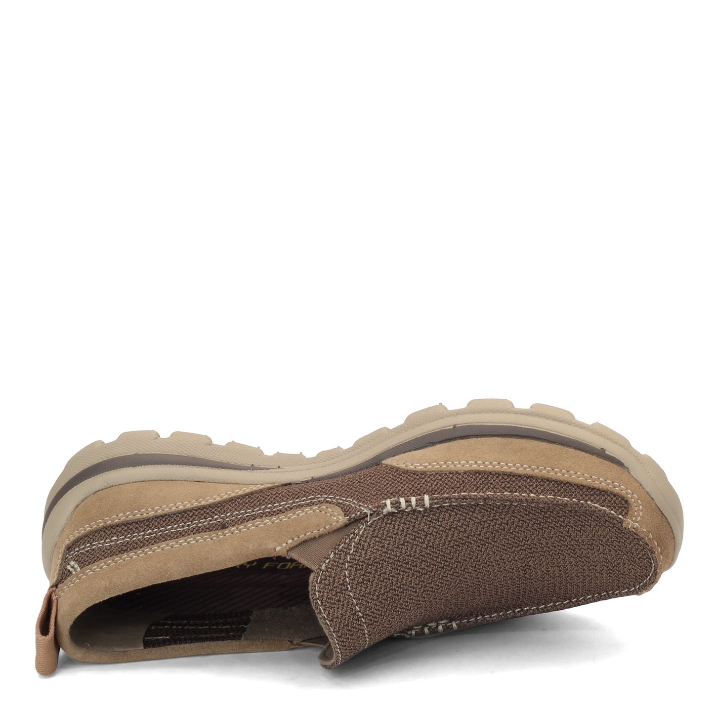 Peltz Shoes  Men's Skechers Relaxed Fit: Superior - Milford Slip-On LIGHT BROWN 64365-LTBR
