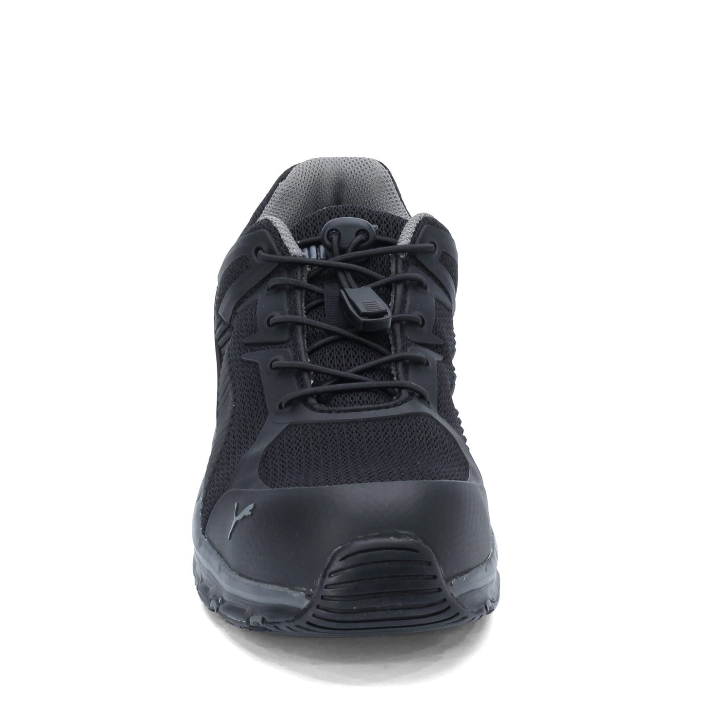 Peltz Shoes  Men's Puma Fuse Motion Low Steel Toe Work Shoe BLACK 643835
