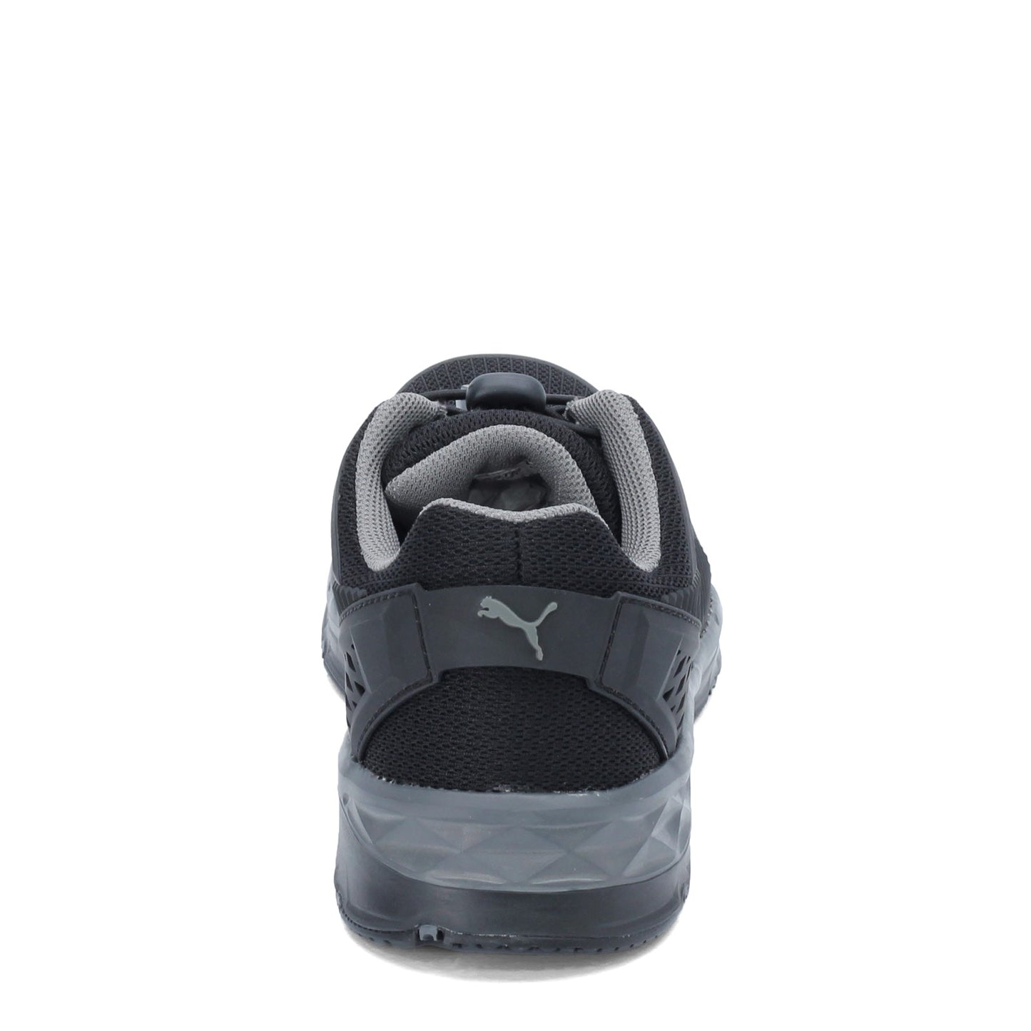 Peltz Shoes  Men's Puma Fuse Motion Low Steel Toe Work Shoe BLACK 643835