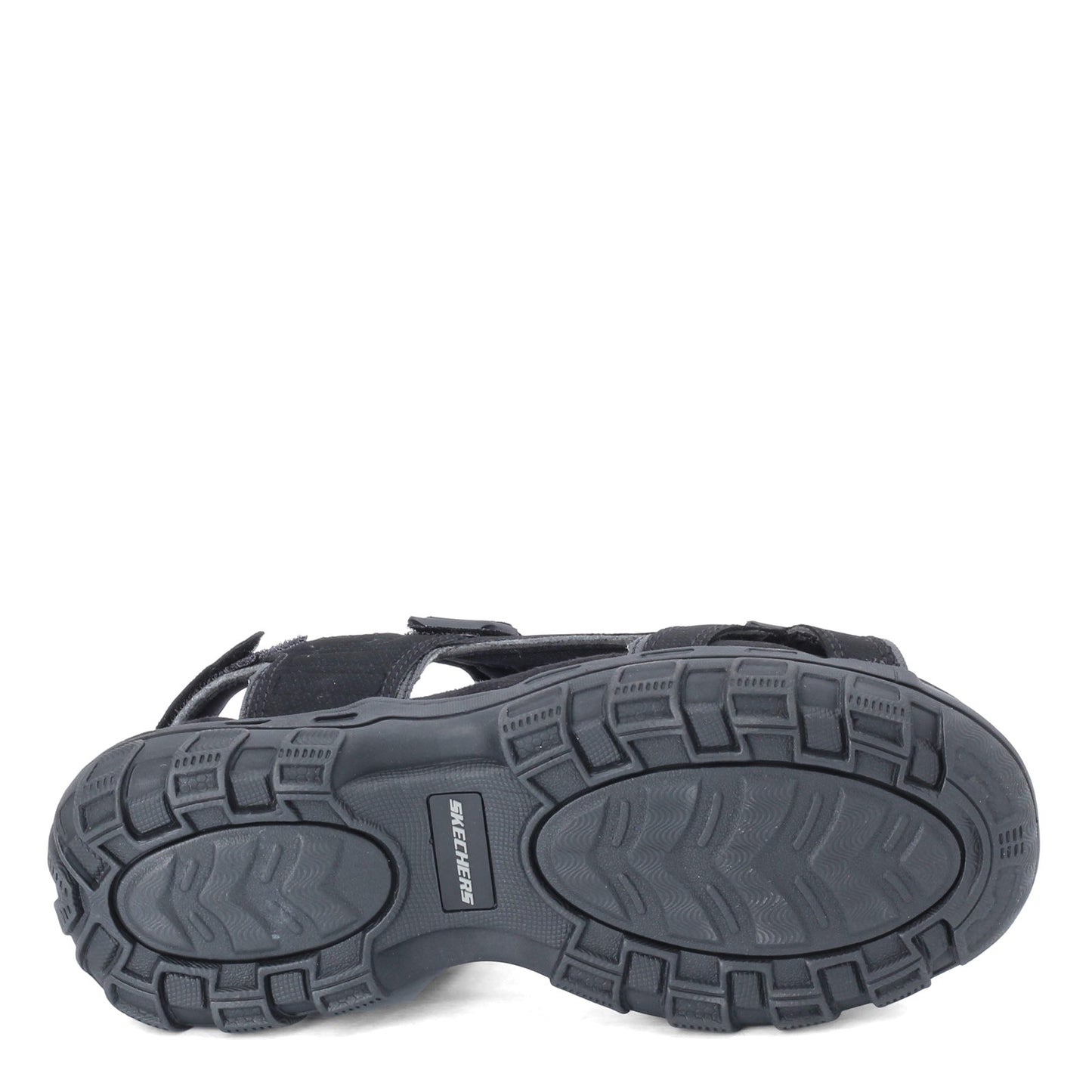 Peltz Shoes  Men's Skechers Relaxed Fit: Conner - Louden Sandal BLACK 64487-BLK
