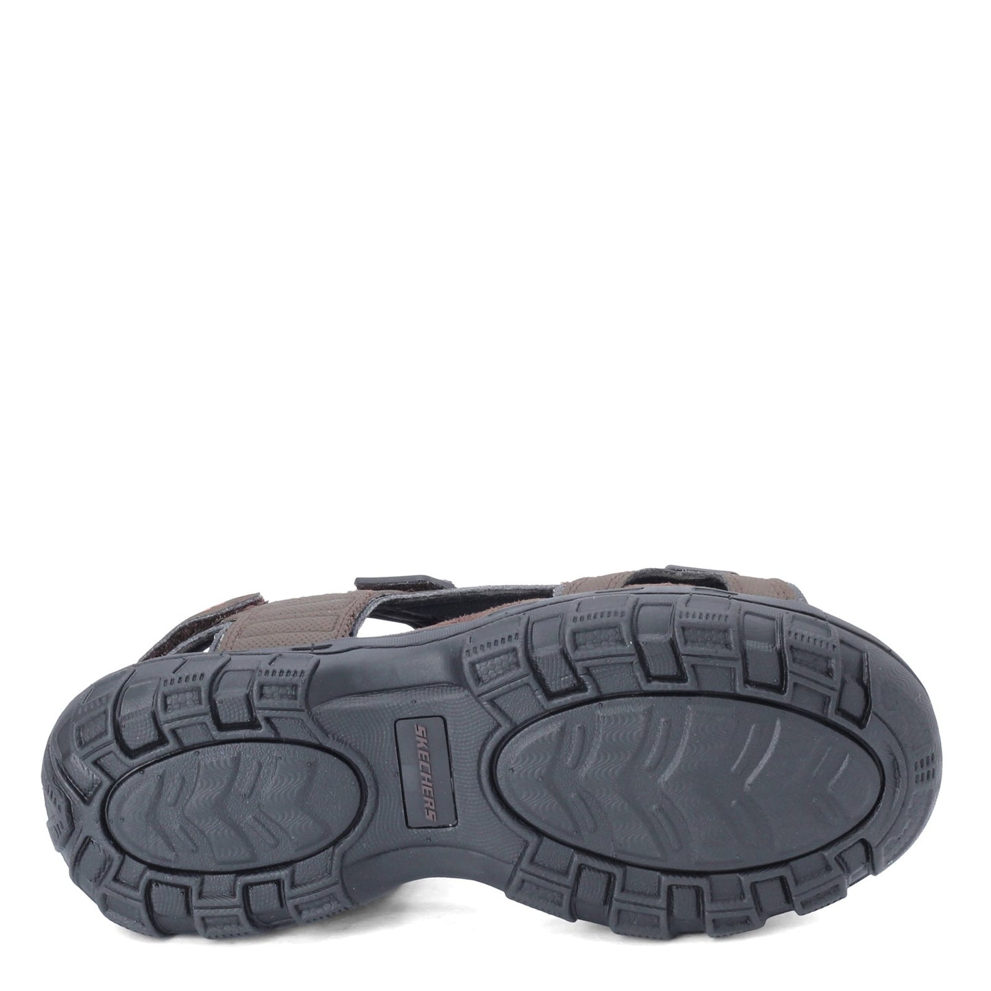 Peltz Shoes  Men's Skechers Relaxed Fit: Conner - Louden Sandal BROWN 64487-BRN