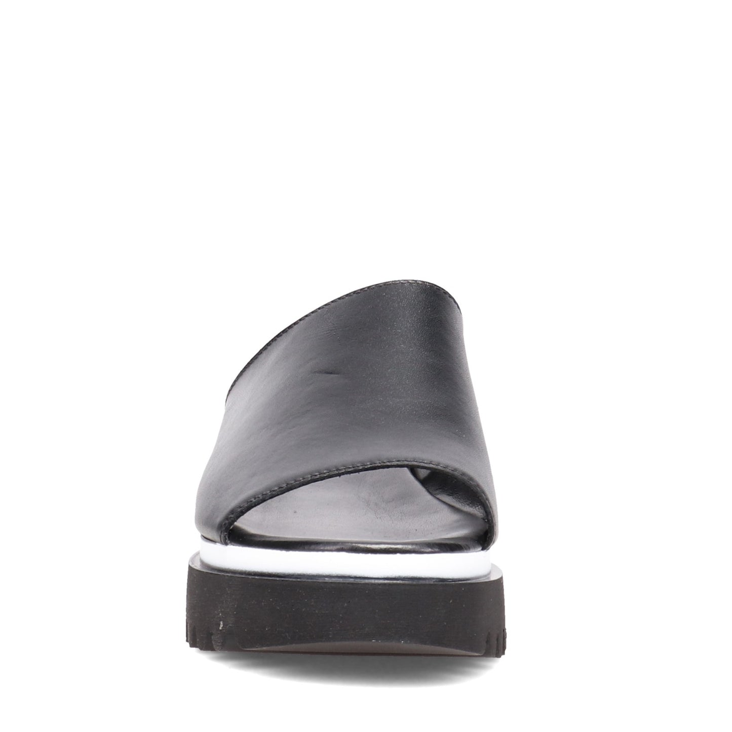 Peltz Shoes  Women's Gabor Platform Slide 64.613 Sandal BLACK 64.613-27