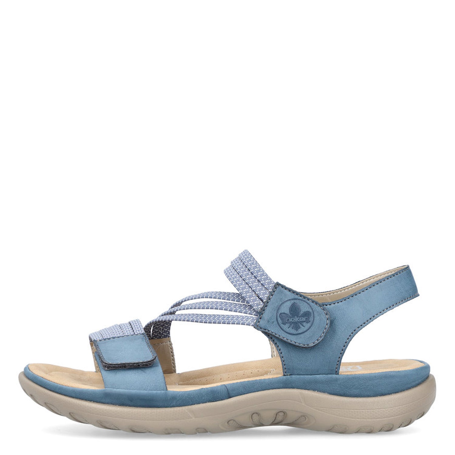 Peltz Shoes  Women's Rieker 64870 Sandal BLUE 64870-14