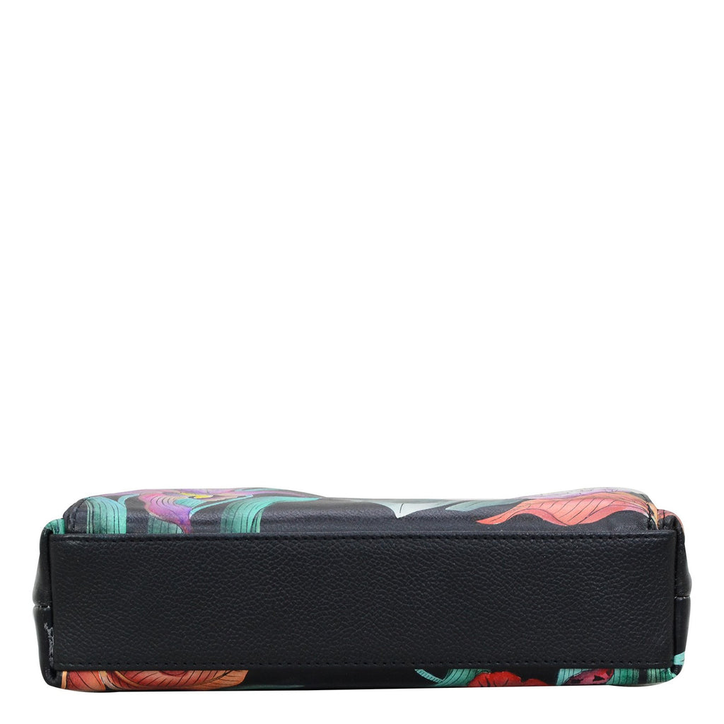 Women's Anuschka, Crossbody With Front Zip Organizer