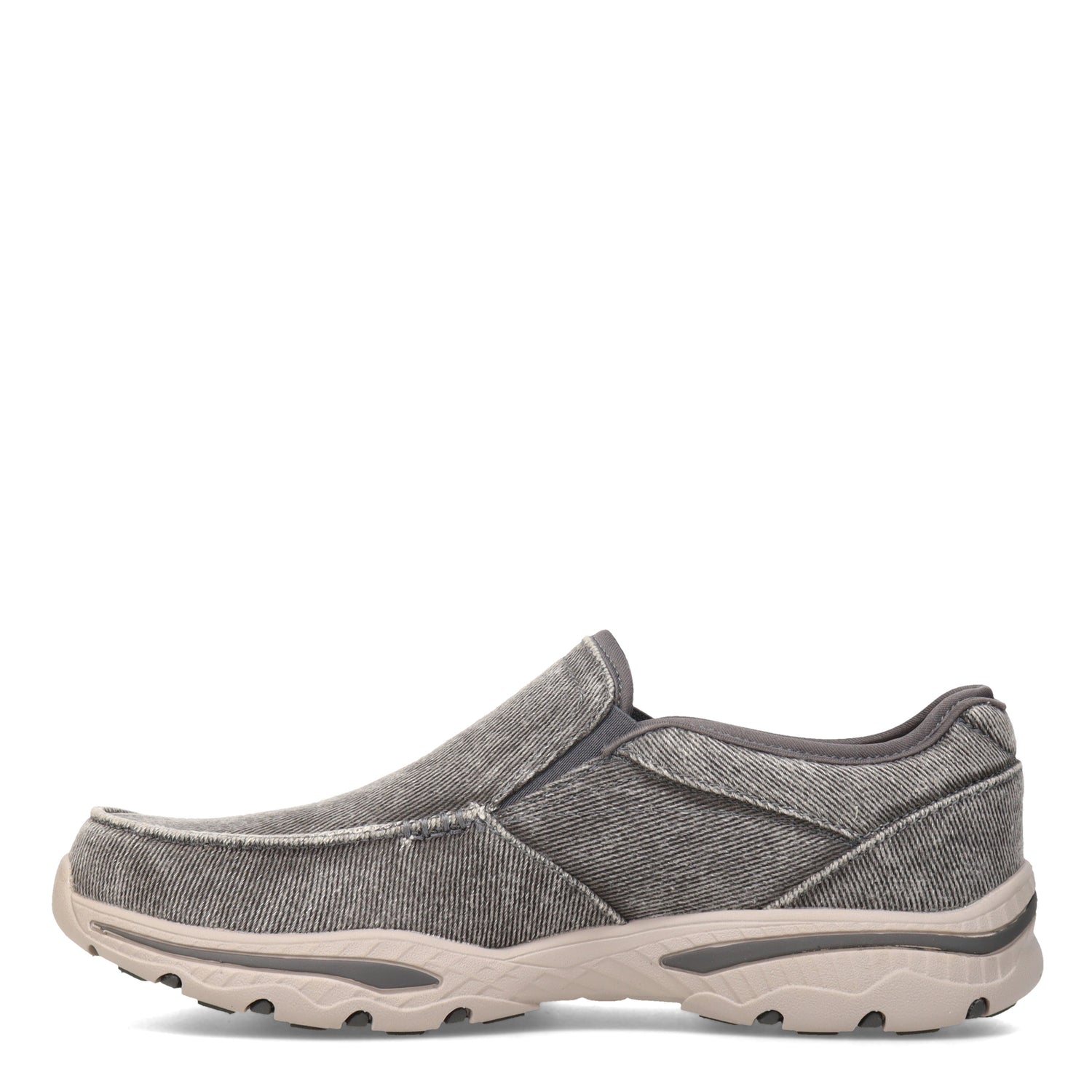 Peltz Shoes  Men's Skechers Relaxed Fit Creston Moseco Slip-On CHARCOAL 65355-CHAR