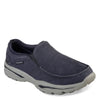 Peltz Shoes  Men's Skechers Relaxed Fit Creston Moseco Slip-On NAVY 65355-NVY