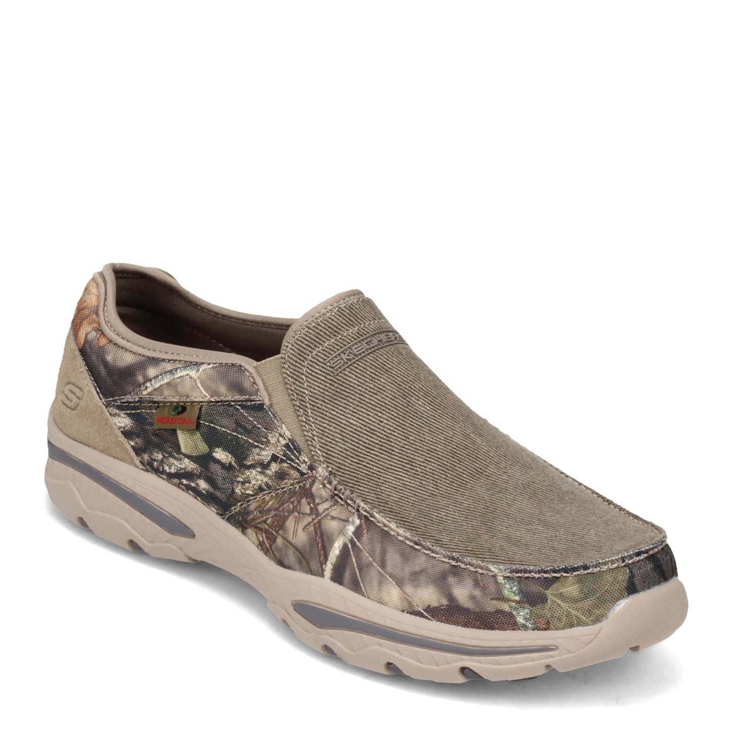 Peltz Shoes  Men's Skechers Relaxed Fit Creston-Moseco Slip-On - Wide Width Camo 65355EWW-CAMO