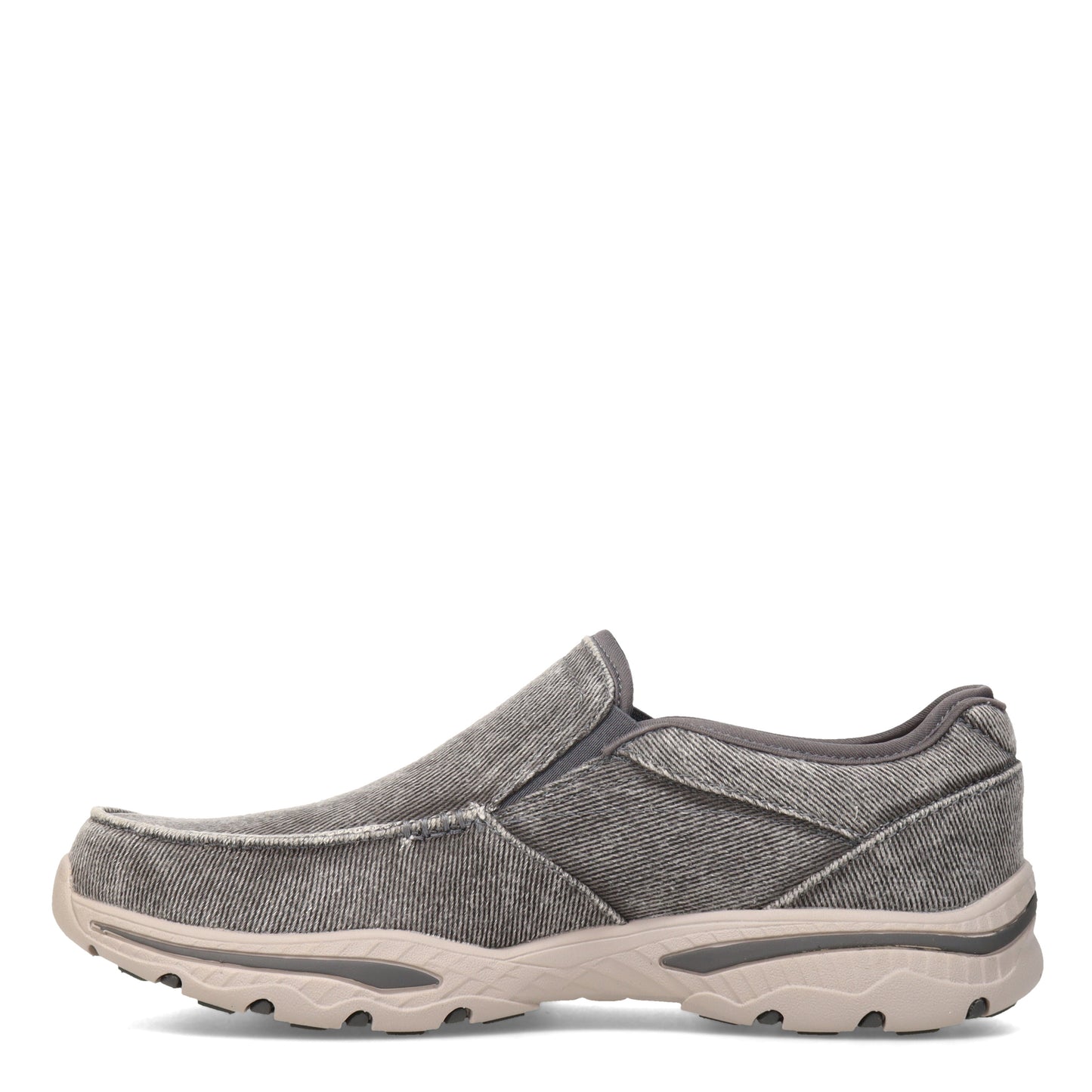 Peltz Shoes  Men's Skechers Relaxed Fit Creston Moseco Slip-On - Wide Width CHARCOAL 65355EWW-CHAR