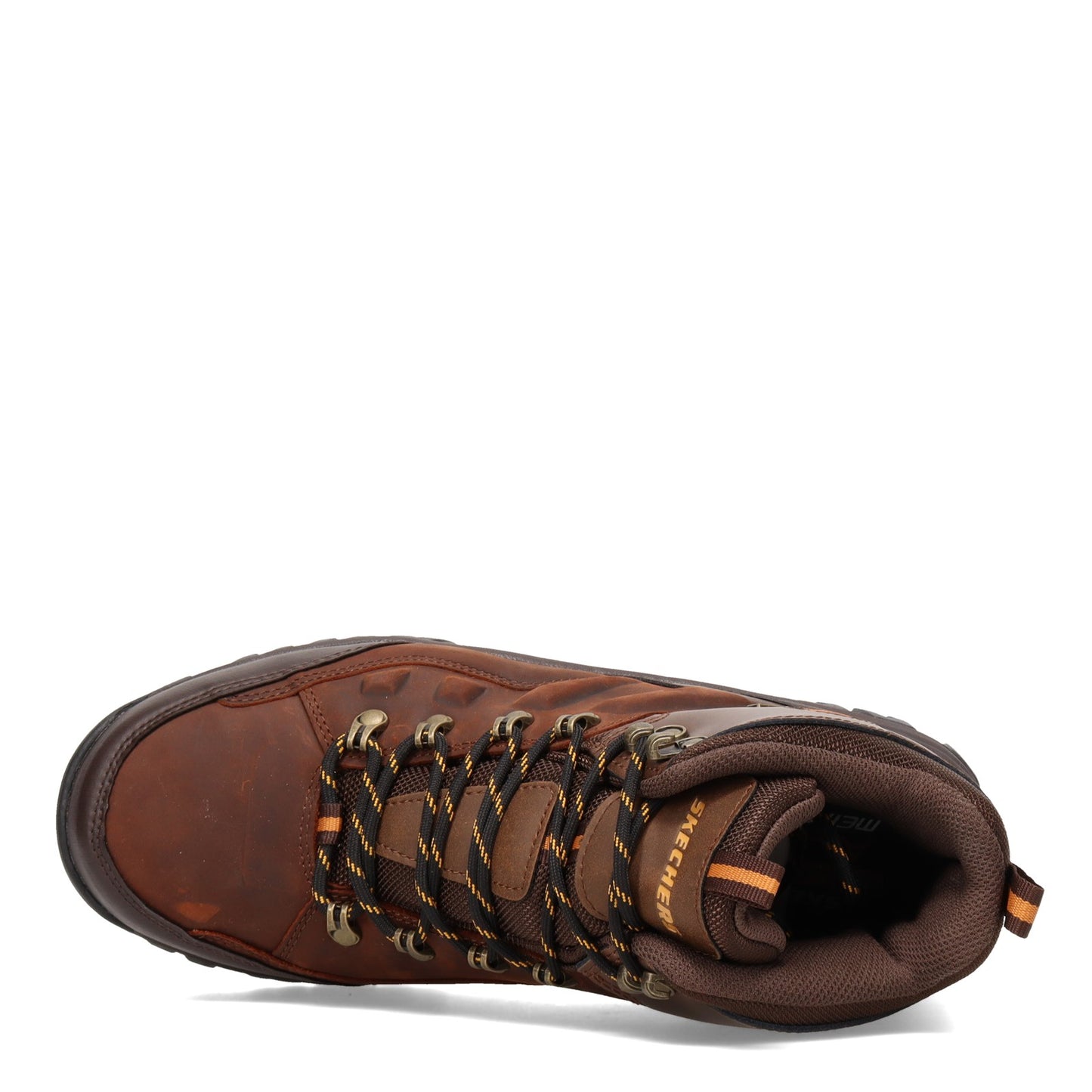 Peltz Shoes  Men's Skechers Relaxed Fit: Relment - Traven Hiking Boot DARK BROWN 65529-CDB