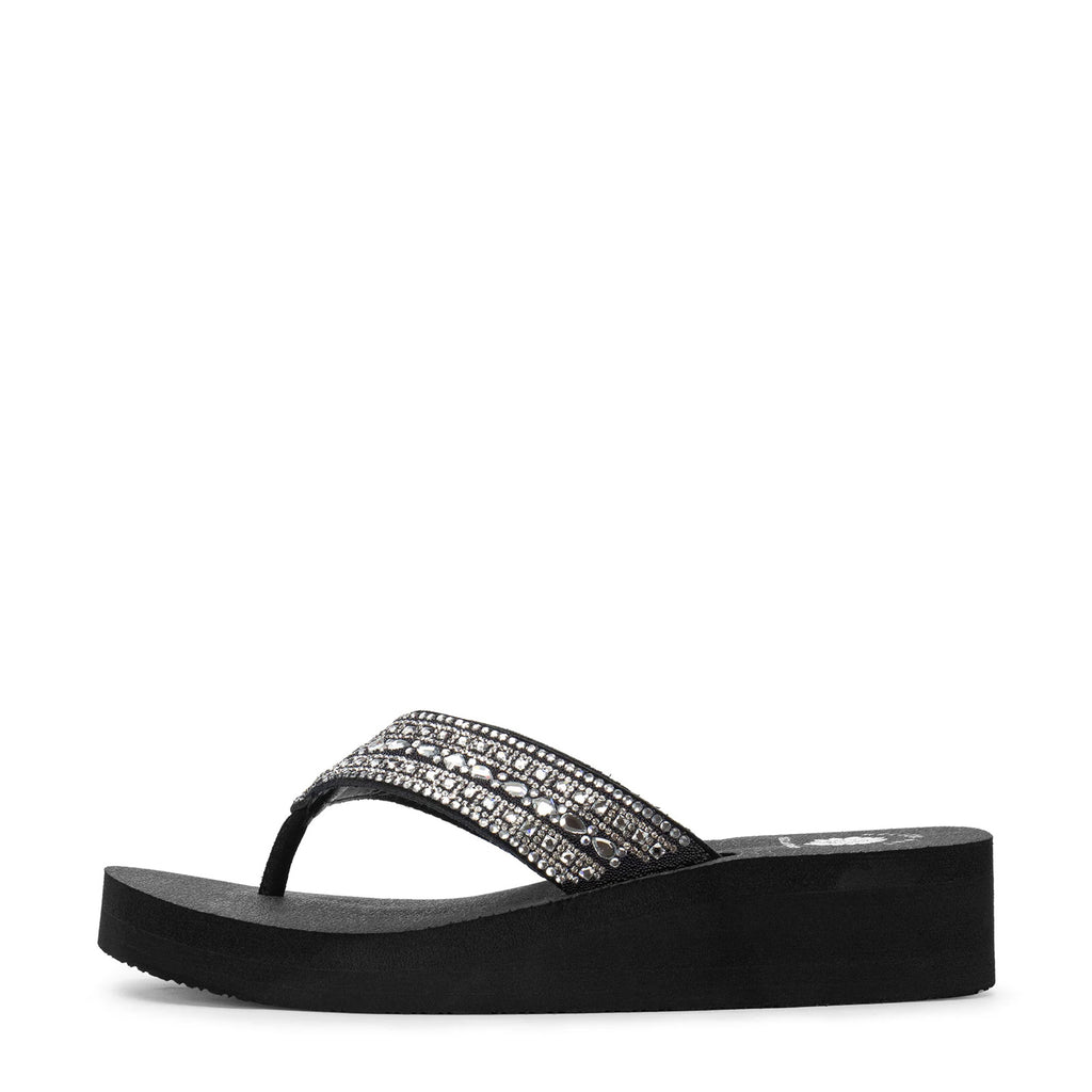 Women's Yellow Box Laiken Sandal BLACK 65636