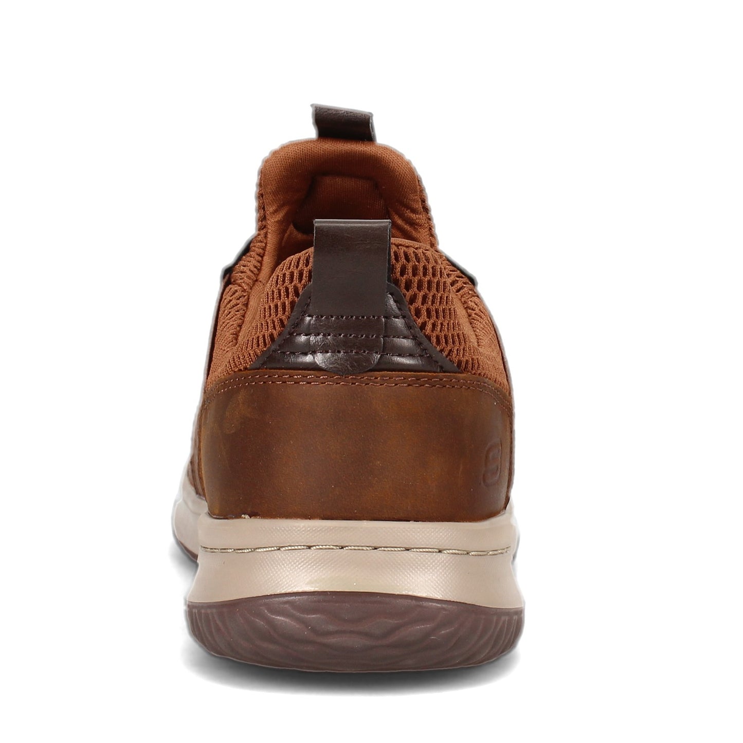 Peltz Shoes  Men's Skechers Delson - Axton Sneaker BROWN 65870-CDB
