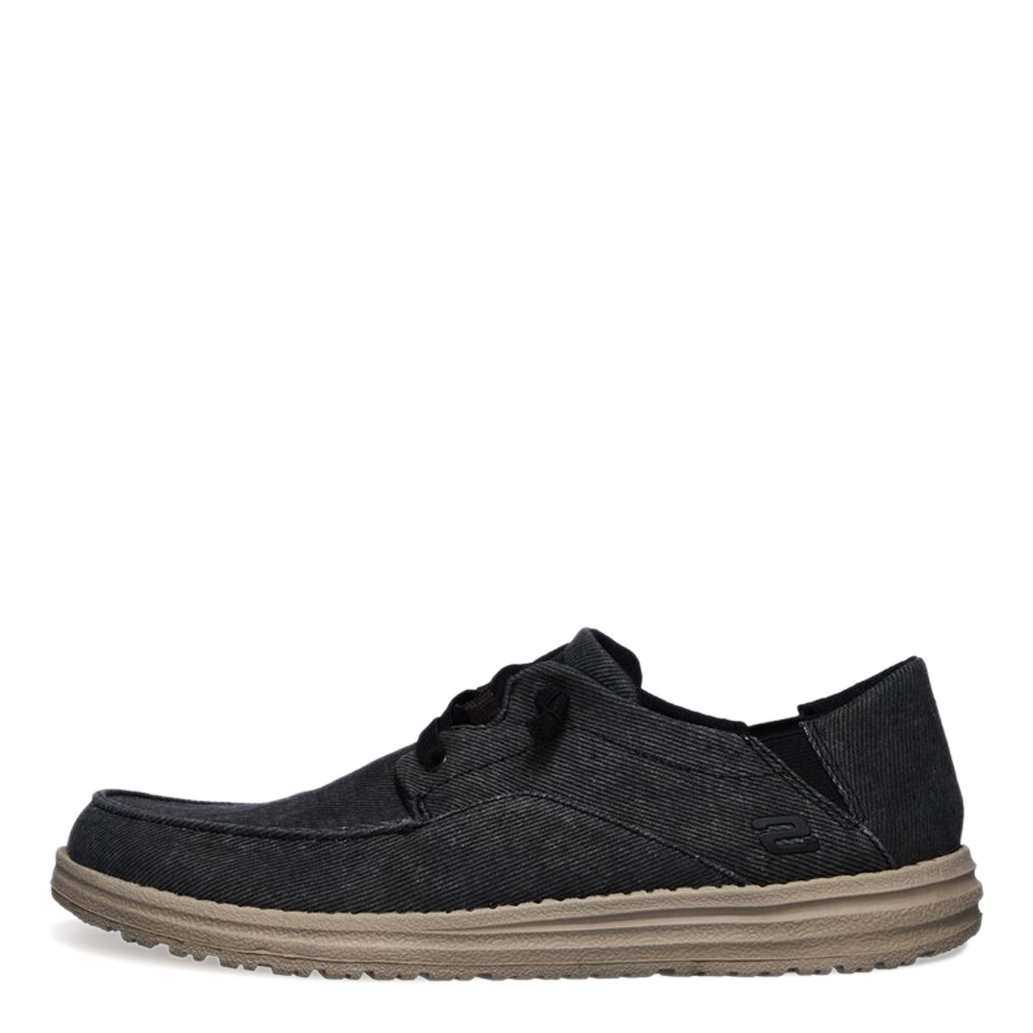 Peltz Shoes  Men's Skechers Melson - Volgo Slip-On - Wide Width BLACK 66384W-BLK