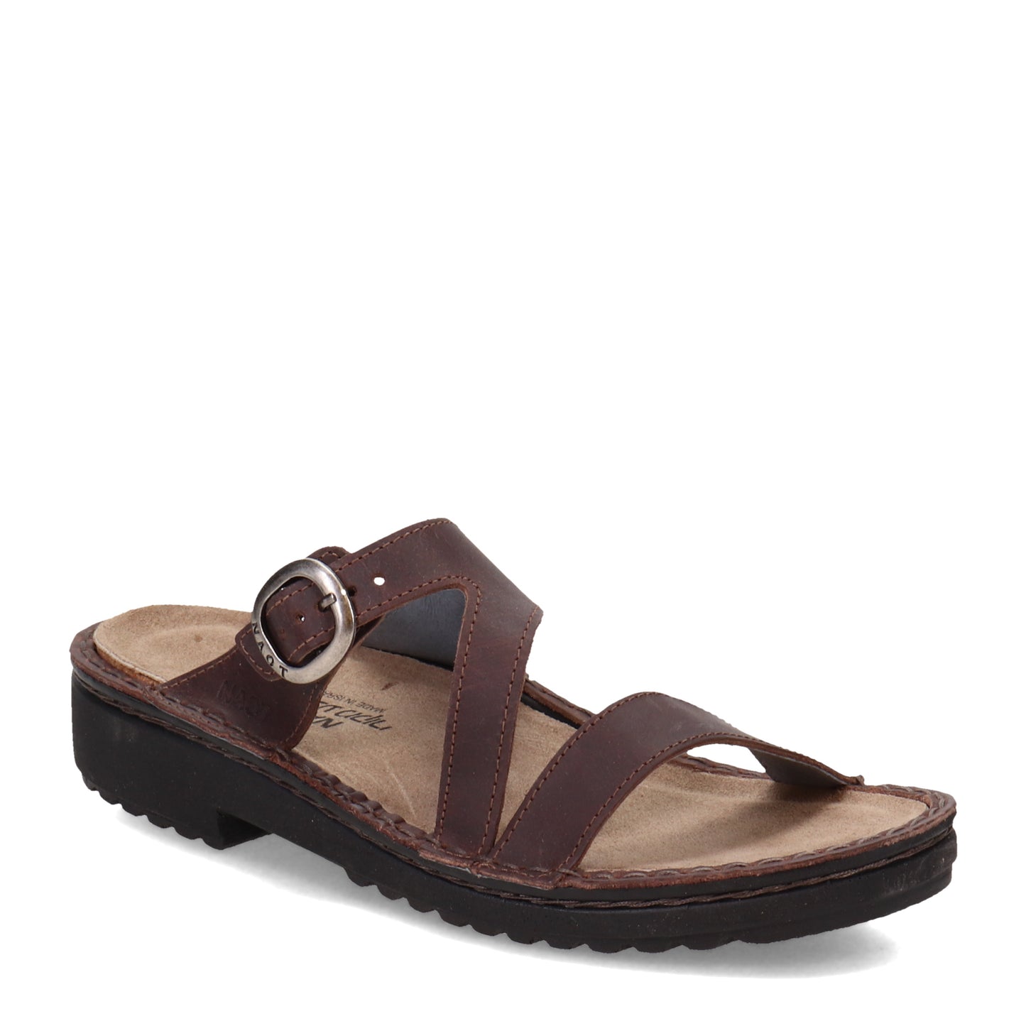 Peltz Shoes  Women's Naot Geneva Sandal Brown 66700-B91