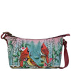 Peltz Shoes  Women's Anuschka Everyday Shoulder Hobo Handbag CARDINAL 670-SNL