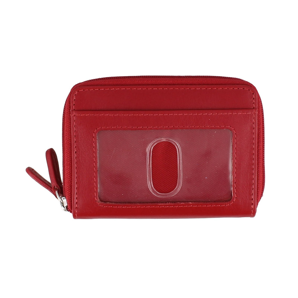 Women's ILI, Double Zip Credit Card Holder
