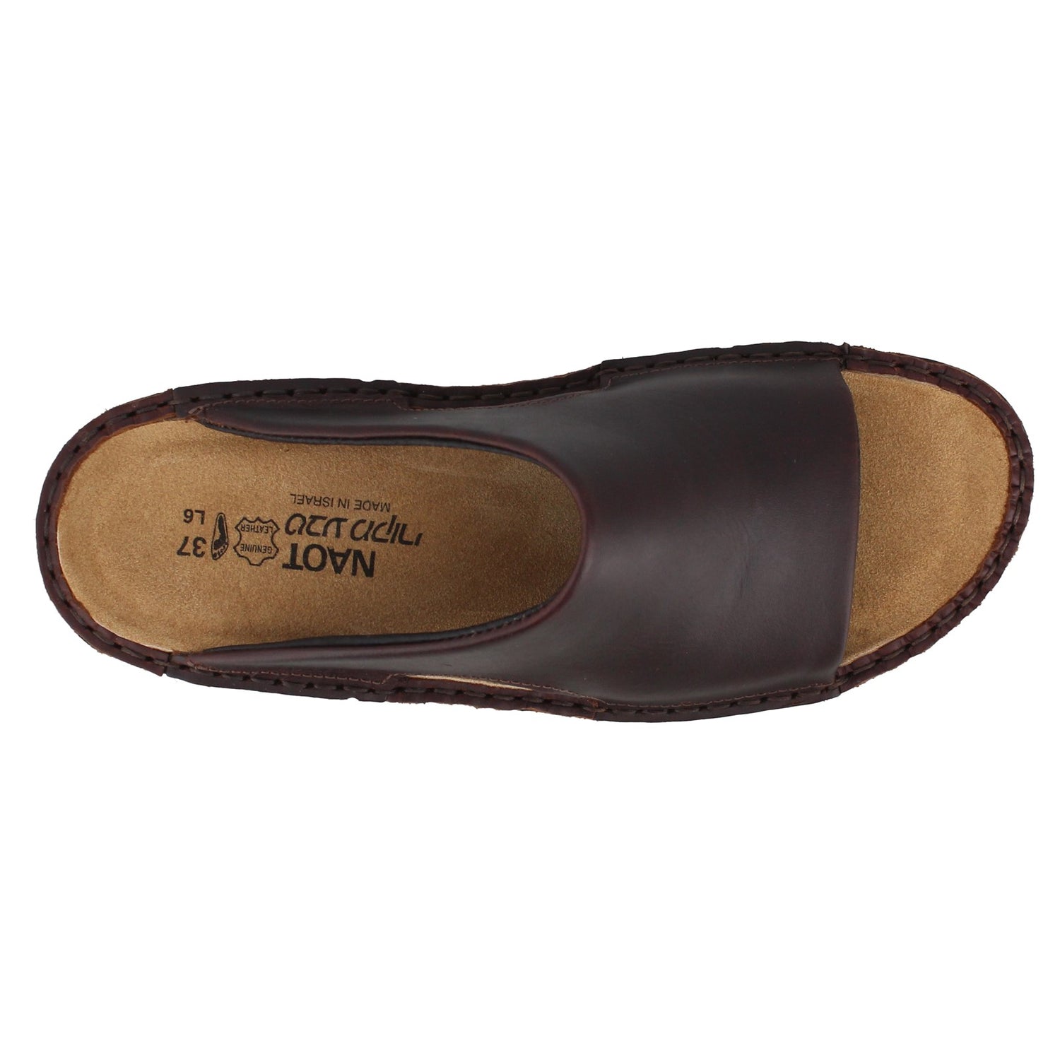 Peltz Shoes  Women's Naot Rome Slide Sandal BUFFALO 67820-739