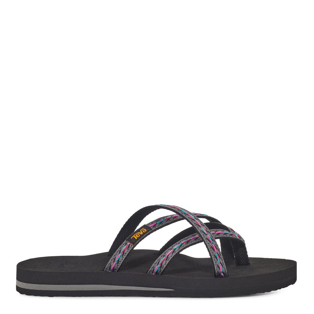 Women's Teva Olowahu Sandal FELICITAS BLACK 6840-FBLCK