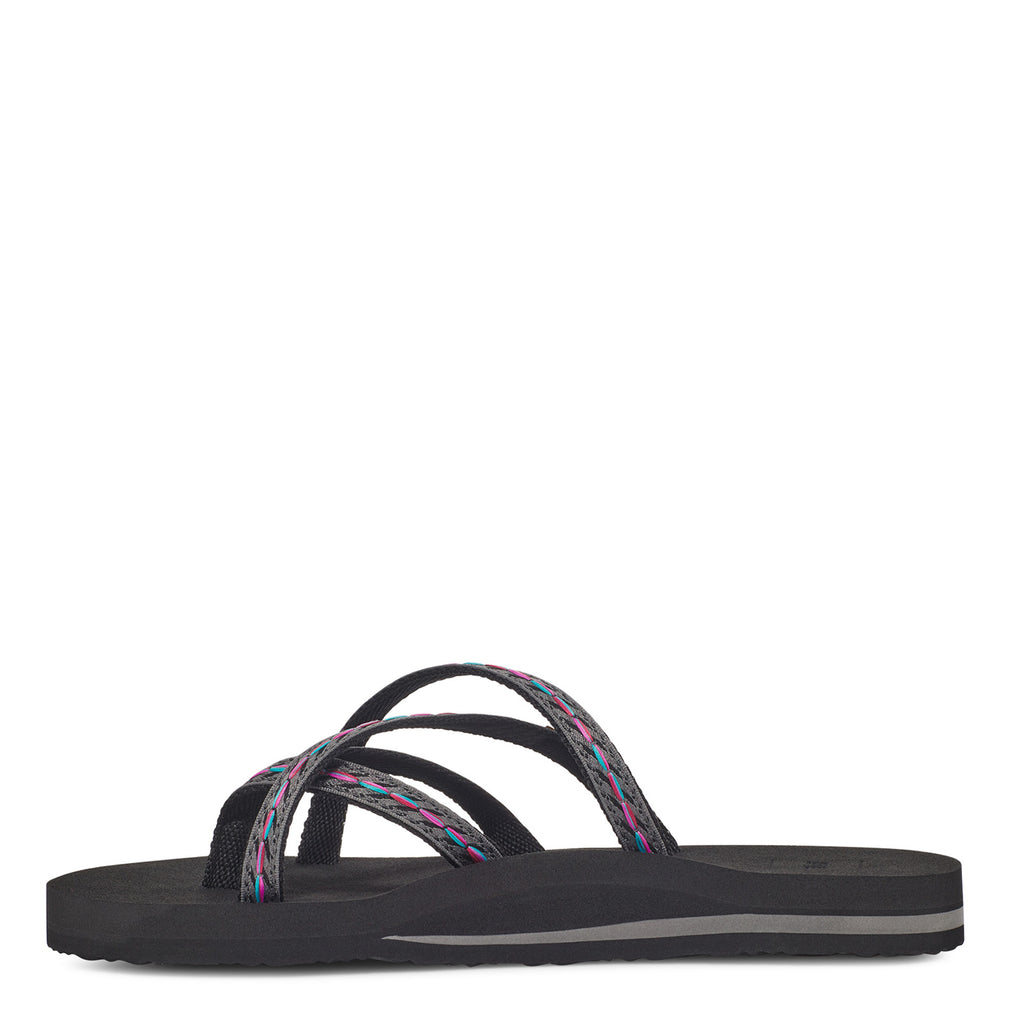 Women's Teva Olowahu Sandal FELICITAS BLACK 6840-FBLCK