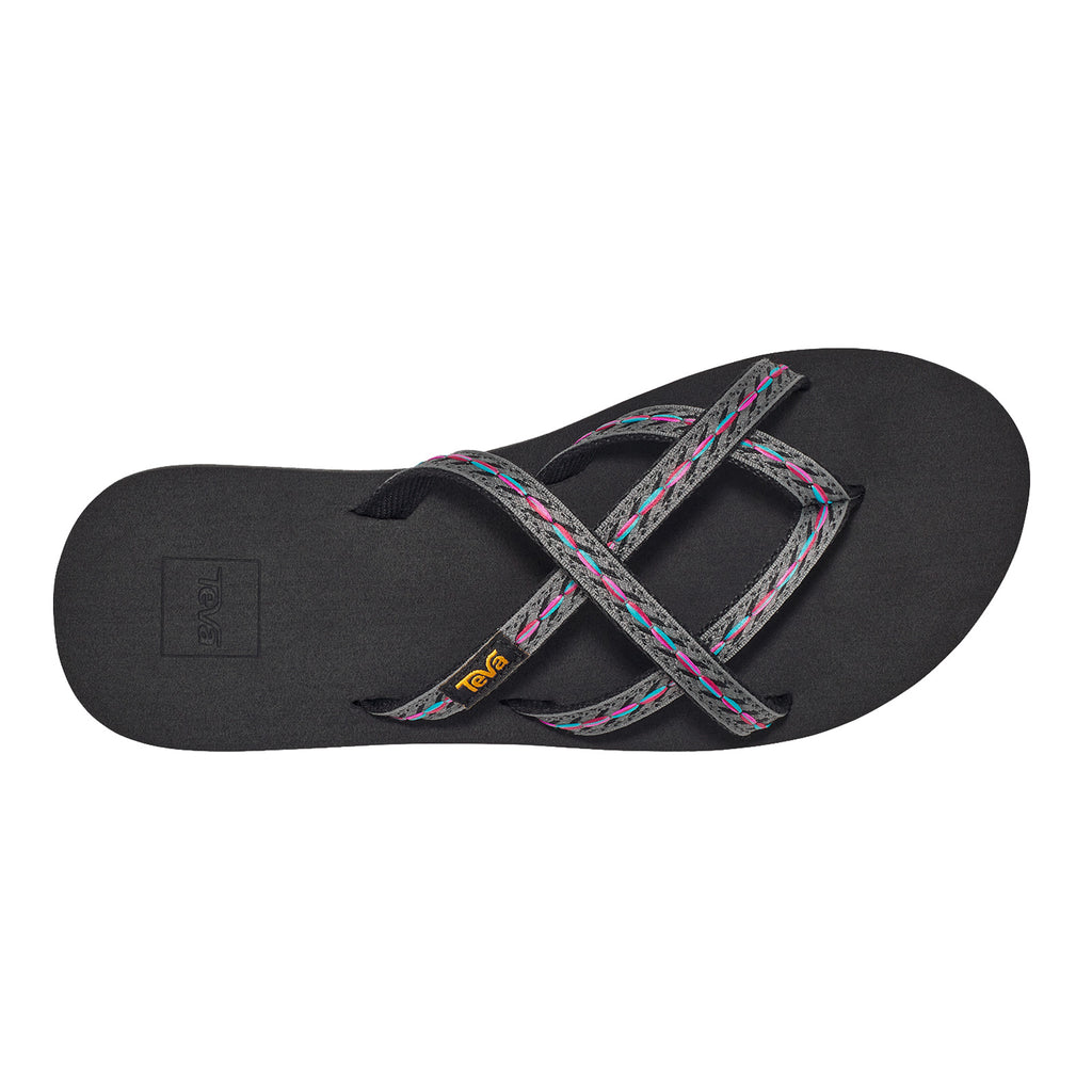 Women's Teva Olowahu Sandal FELICITAS BLACK 6840-FBLCK
