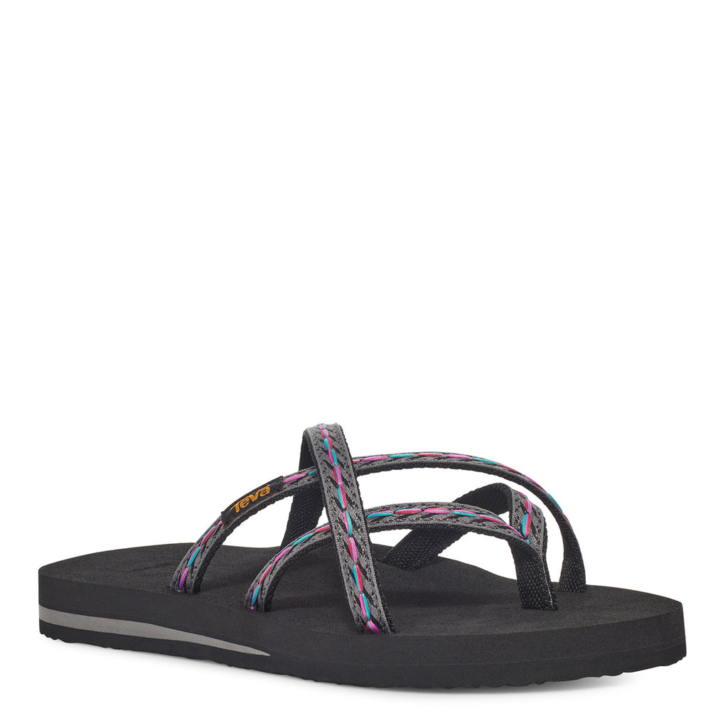 Women's Teva Olowahu Sandal FELICITAS BLACK 6840-FBLCK