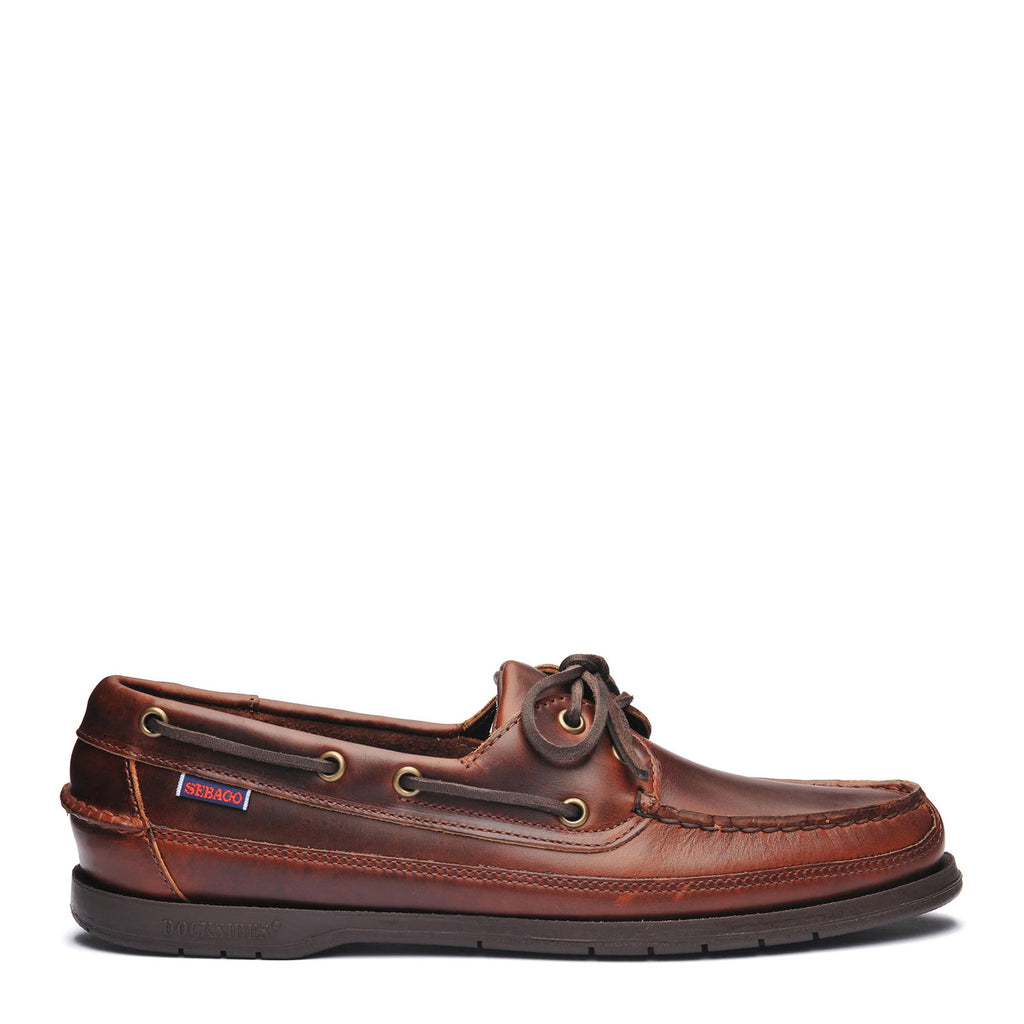 Men's Sebago Schooner Boat Shoe BROWN GUM 7000GD0 925
