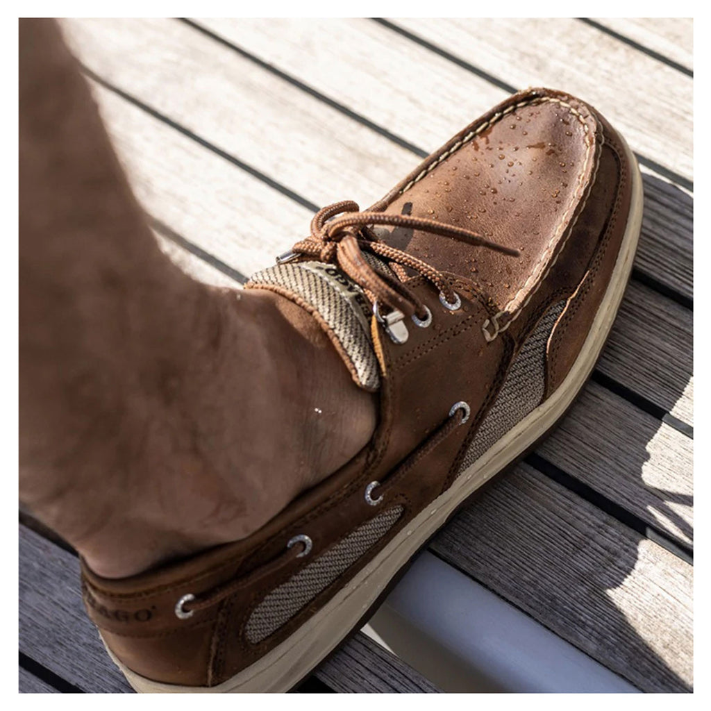 Men's Sebago Clovehitch Boat Shoe CINNAMON 7000GE0-922