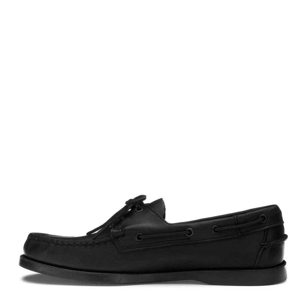 Men's Sebago Portland Boat Shoe BLACK 7000H00-924