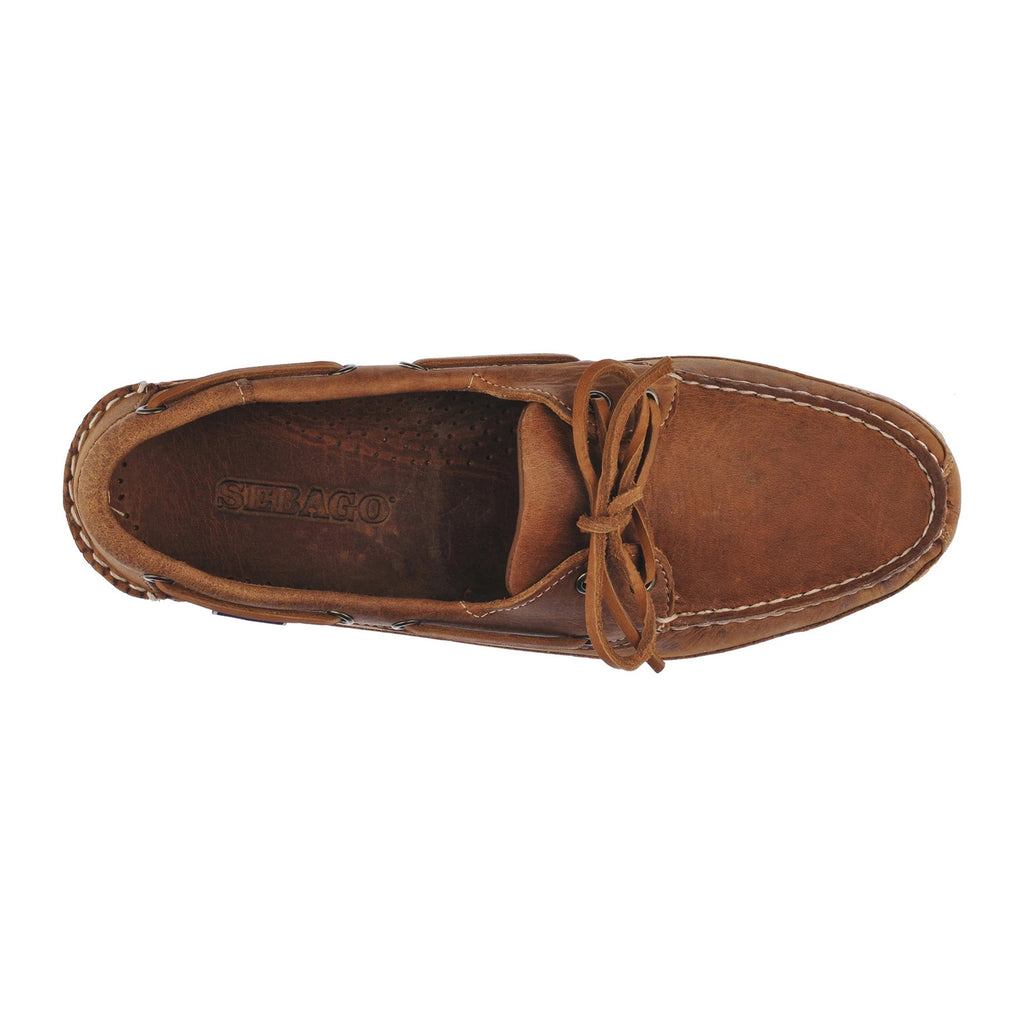 [POS] Men's Sebago Schooner Boat Shoe TAN 7002JQ0-912-POS