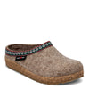 Peltz Shoes  Unisex Haflinger Grizzly Classic Wool Clog EARTH 711001-550