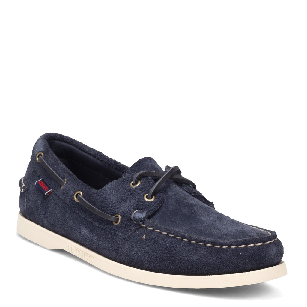 Men's Sebago Portland Boat Shoe NAVY BLUE WHITE 7111PTW 908
