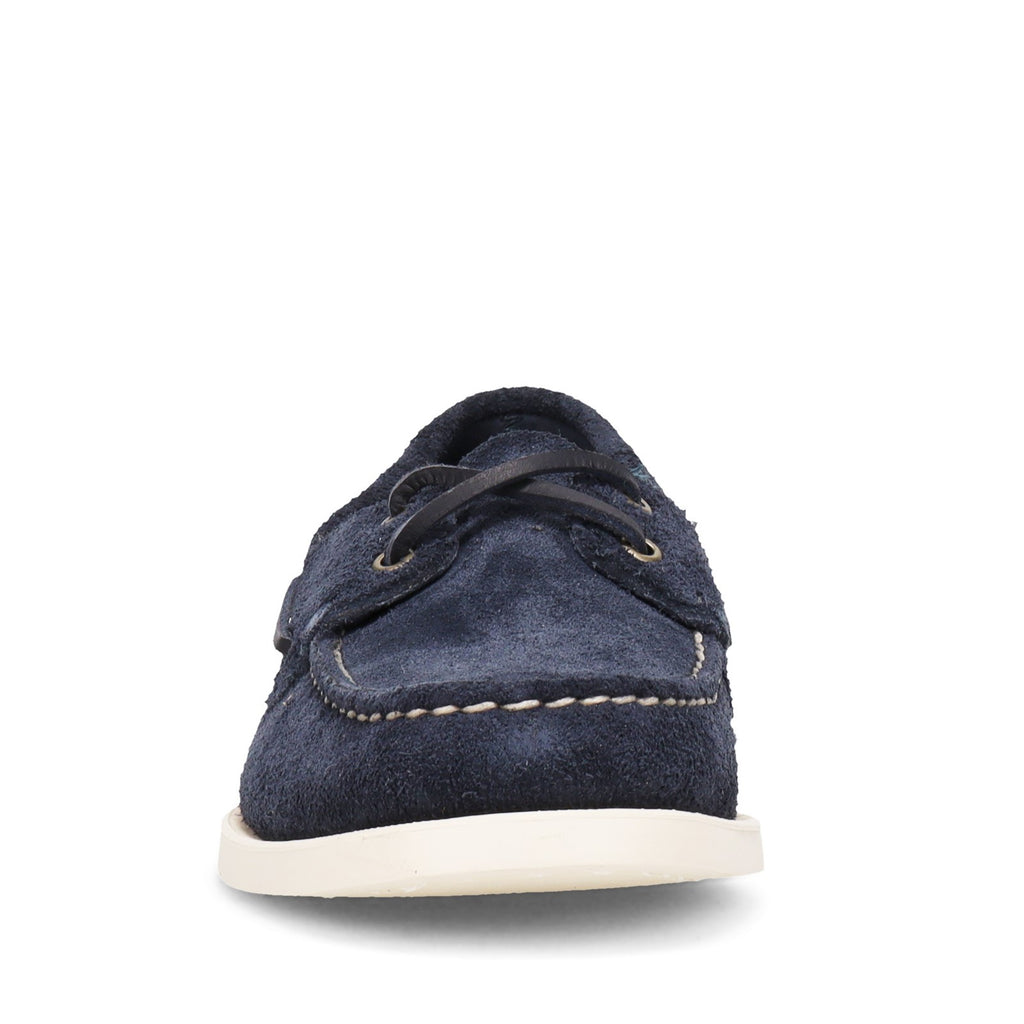 Men's Sebago Portland Boat Shoe NAVY BLUE WHITE 7111PTW 908