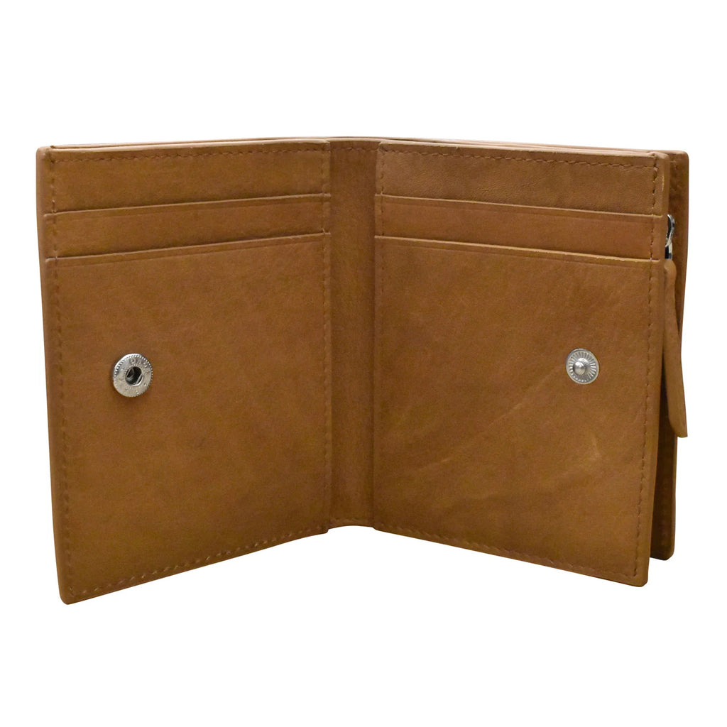 Women's ILI, RFID Blocking Small Snap Wallet