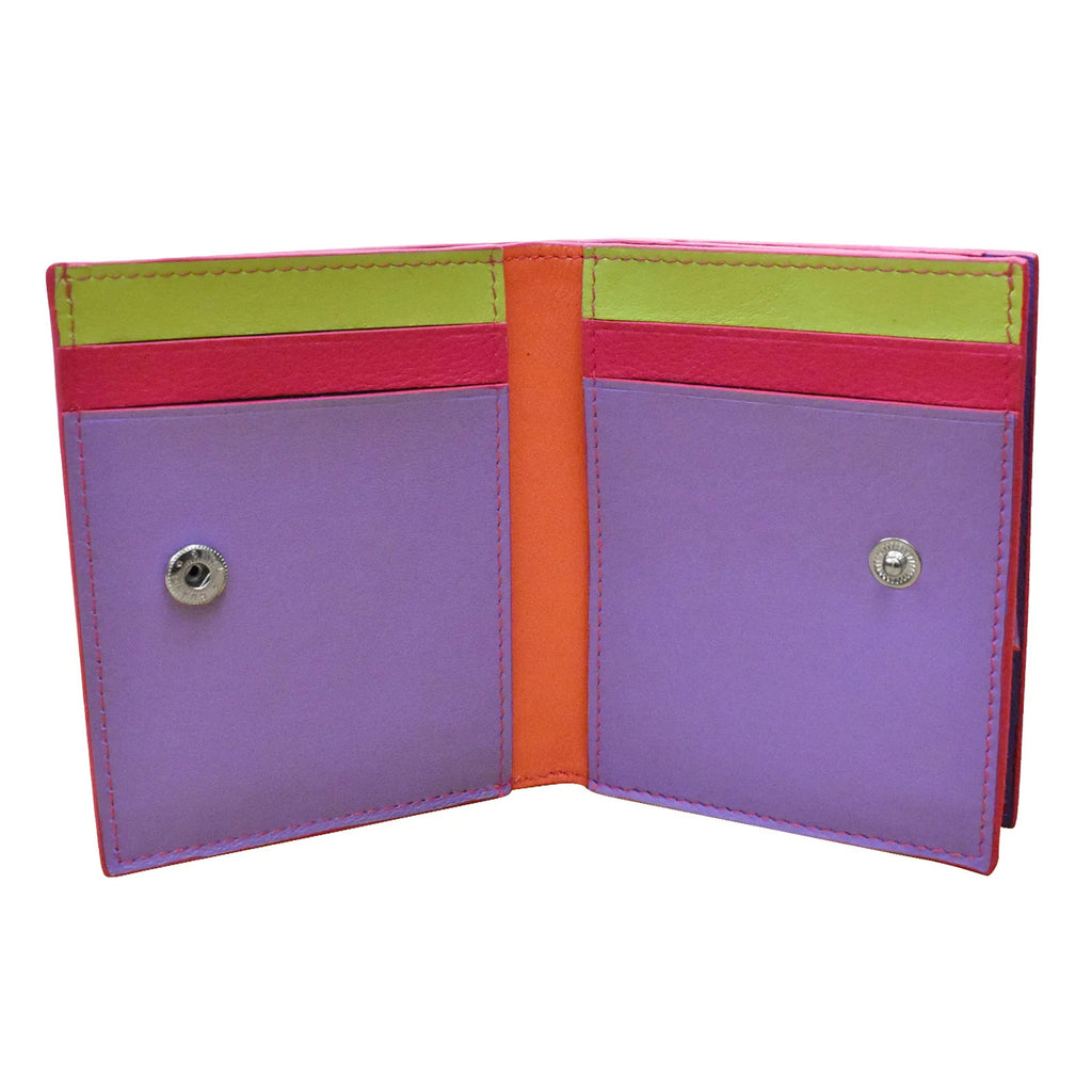 Women's ILI RFID Blocking Small Snap Wallet PALM BEACH 7177-PALM