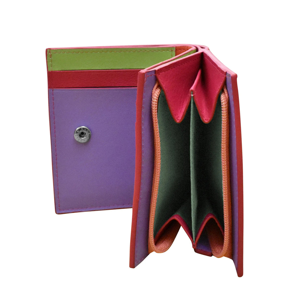 Women's ILI, RFID Blocking Small Snap Wallet