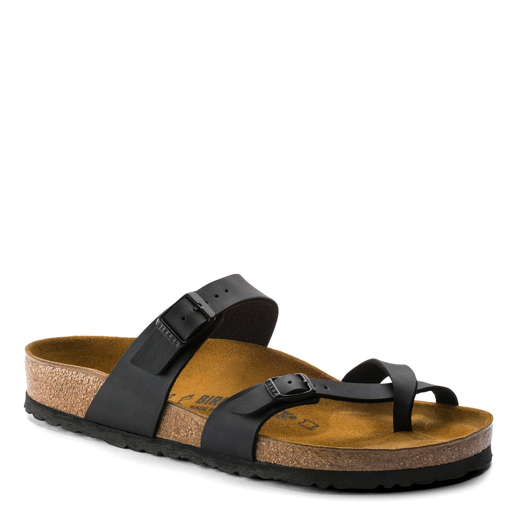 Women's Birkenstock Mayari Sandal - Narrow Fit BLACK BIRKO-FLOR 71793 N