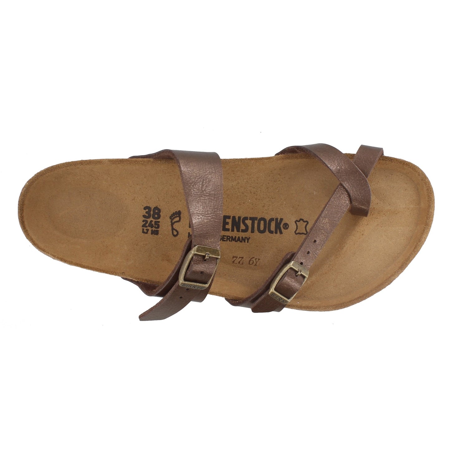 Peltz Shoes  Women's Birkenstock Mayari Thong Sandal - Regular Width TOFFEE 7194 1 R