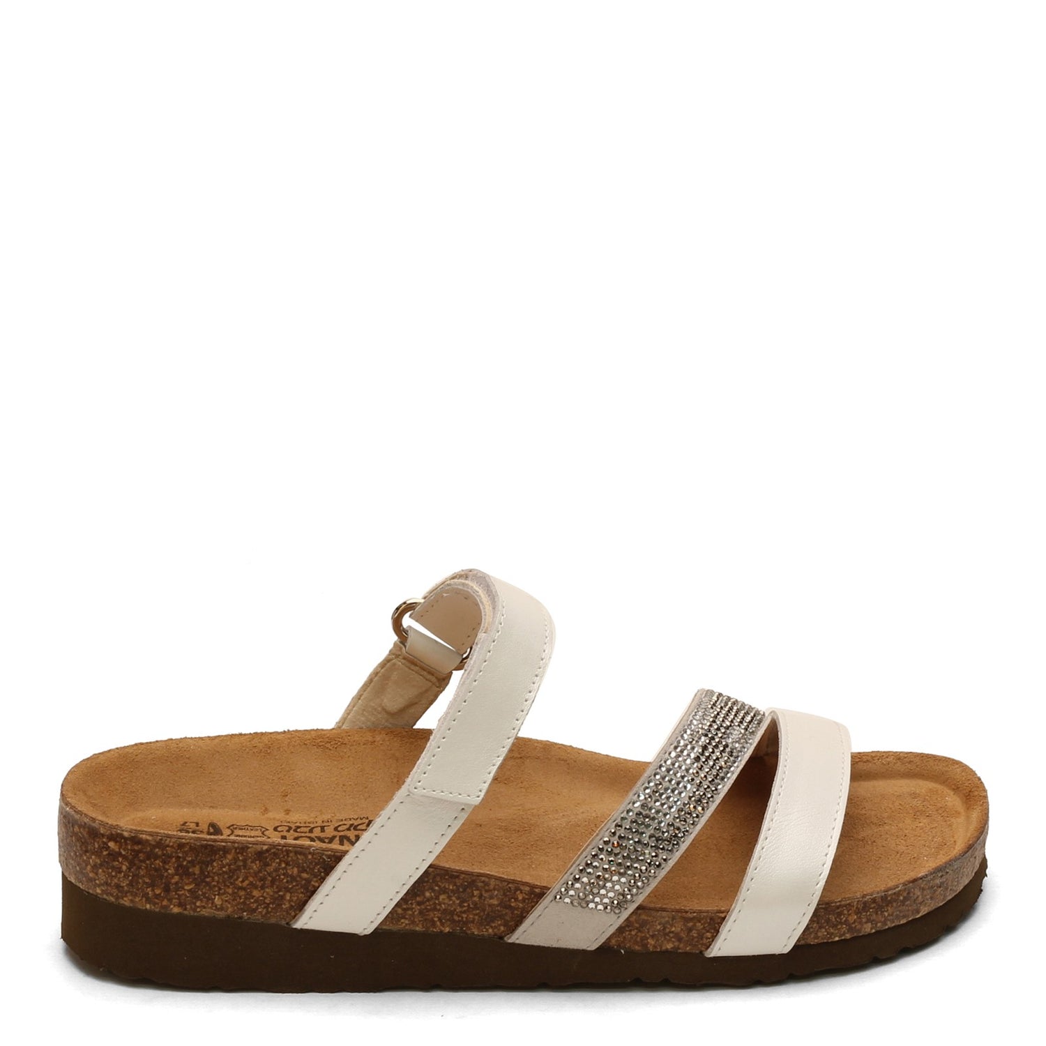 Peltz Shoes  Women's Naot Columbus Sandal White 7219-WBL