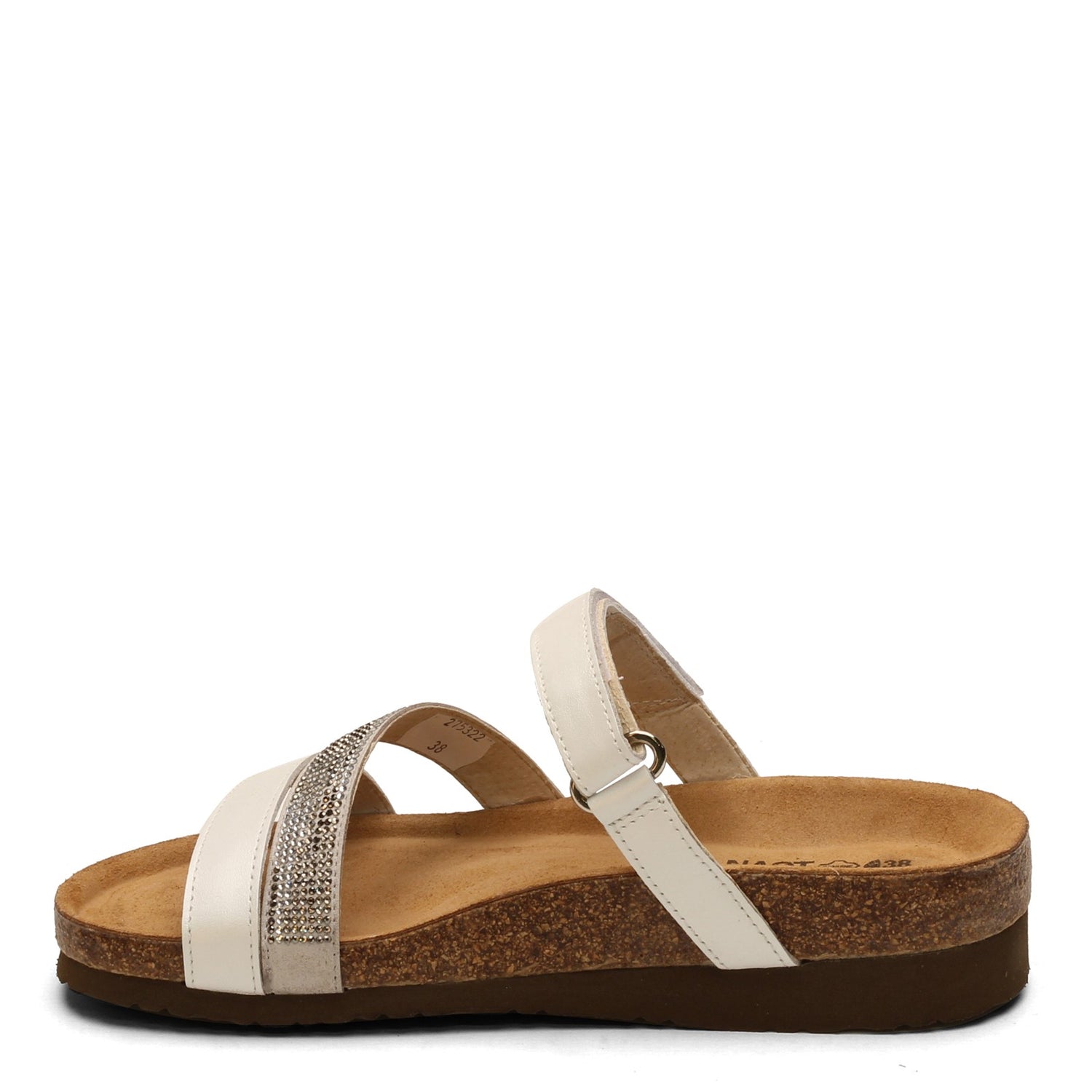 Peltz Shoes  Women's Naot Columbus Sandal White 7219-WBL