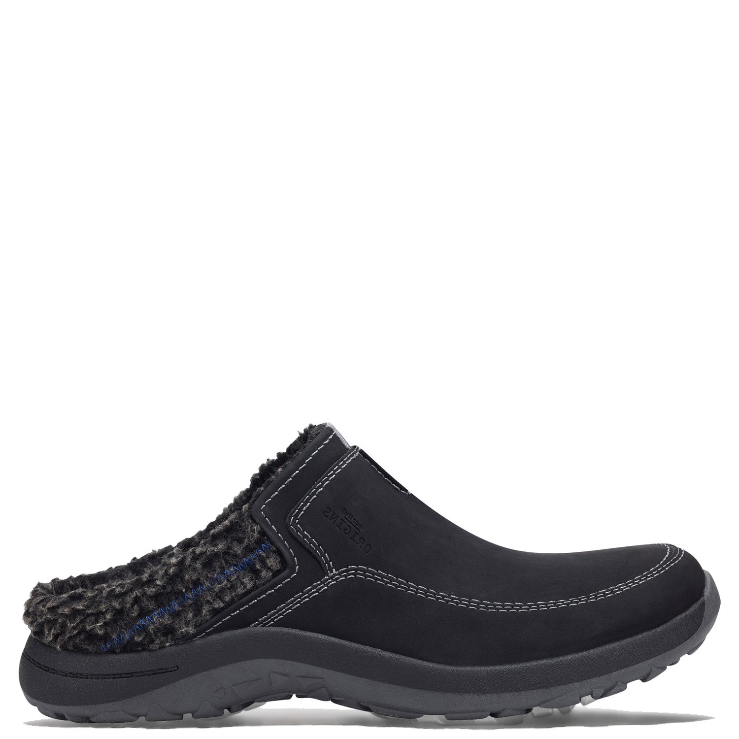 Peltz Shoes  Men's Earth Origins Daxton Clog - Wide Width BLACK 7255397MWSYNBLK