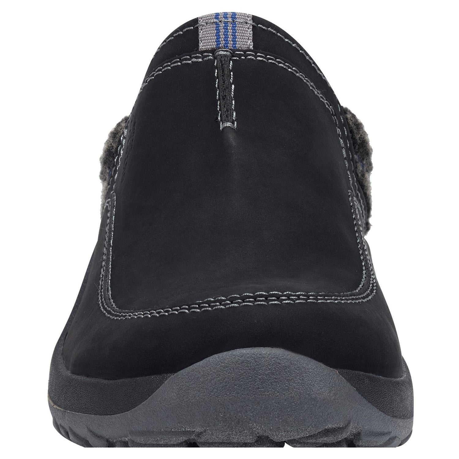 Peltz Shoes  Men's Earth Origins Daxton Clog - Wide Width BLACK 7255397MWSYNBLK