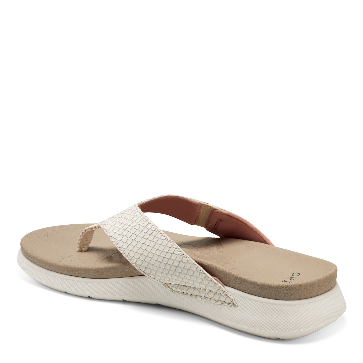 Peltz Shoes  Women's Earth Origins Dania Sandal CREAM 7255843W-250