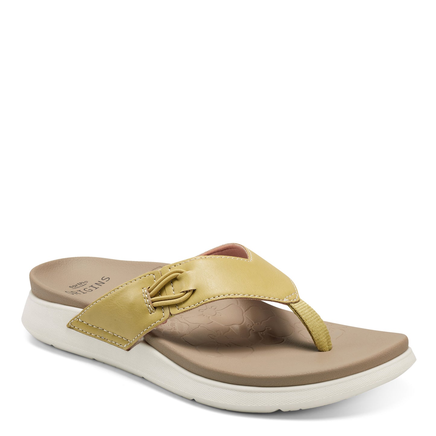 Peltz Shoes  Women's Earth Origins Dania Sandal YELLOW 7255843W-733