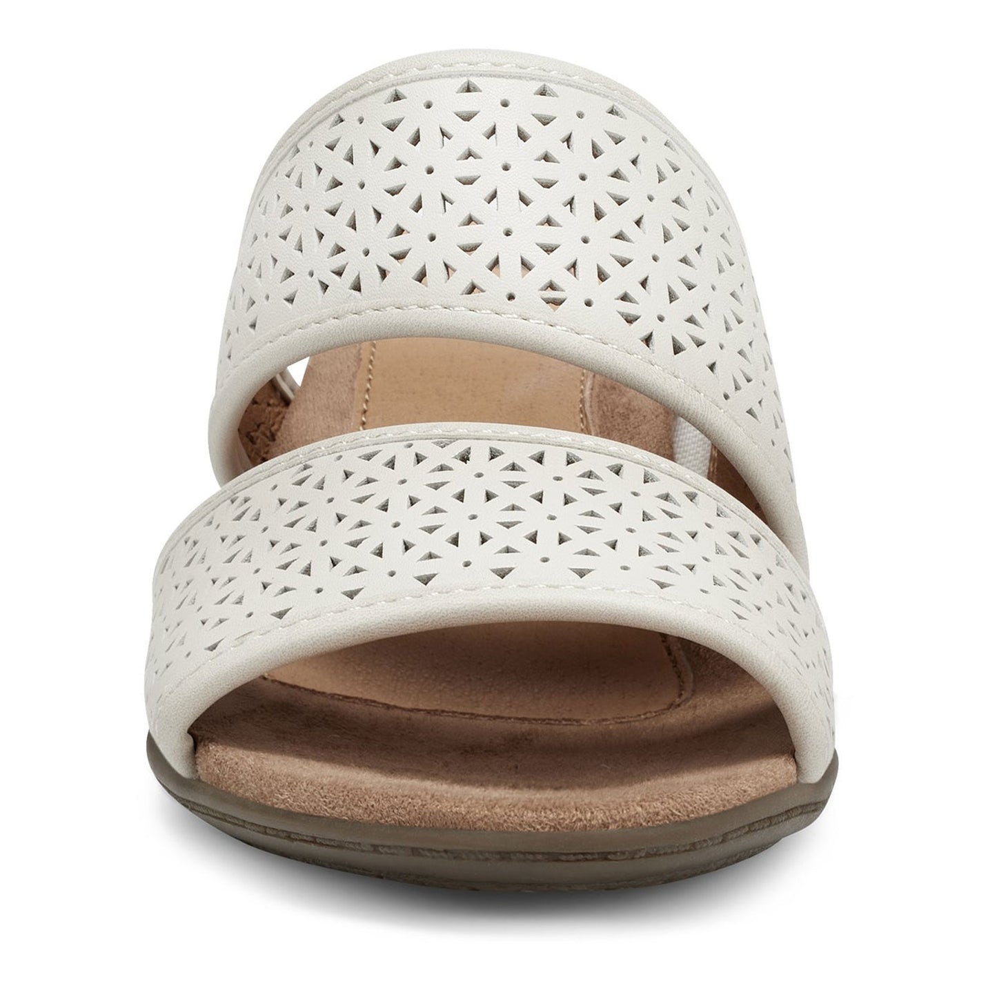 Peltz Shoes  Women's Earth Origins Cayla Sandal WHITE 7258102-109