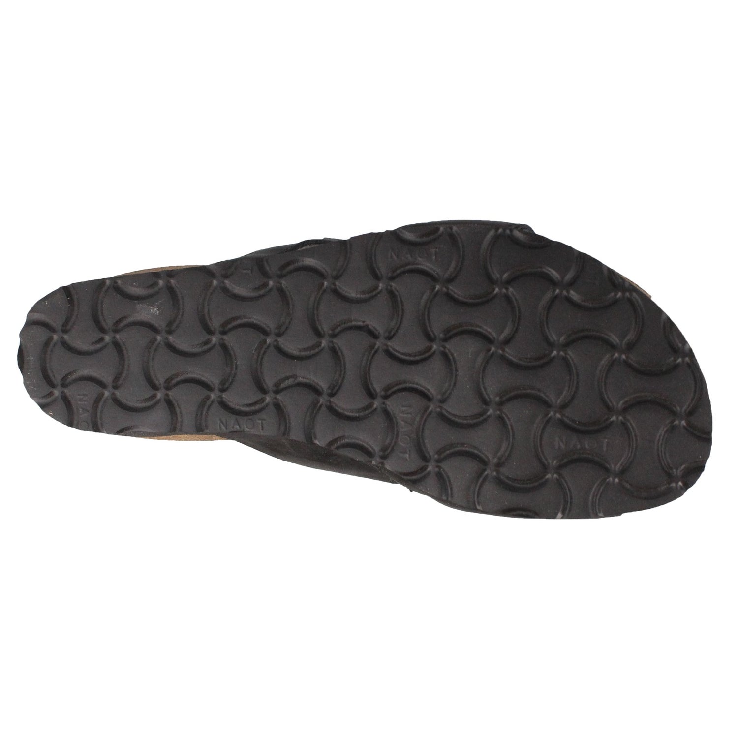 Peltz Shoes  Women's Naot Jacey Slide - Wide Width BLACK 7305-NIZ