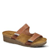 Peltz Shoes  Women's Naot Jacey Slide - Wide Width BROWN 7305-SCS