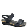 Peltz Shoes  Women's Naot Aisha Sandal - Wide Width Black NUBUCK 7308-N42