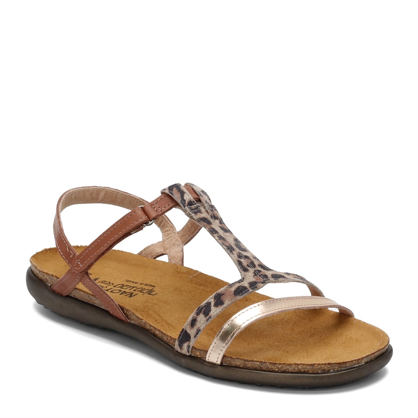 Peltz Shoes  Women's Naot Judith Sandal Tan LEOPARD 7349-RCV