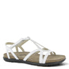 Peltz Shoes  Women's Naot Tamara Sandal WHITE 7417-WB4