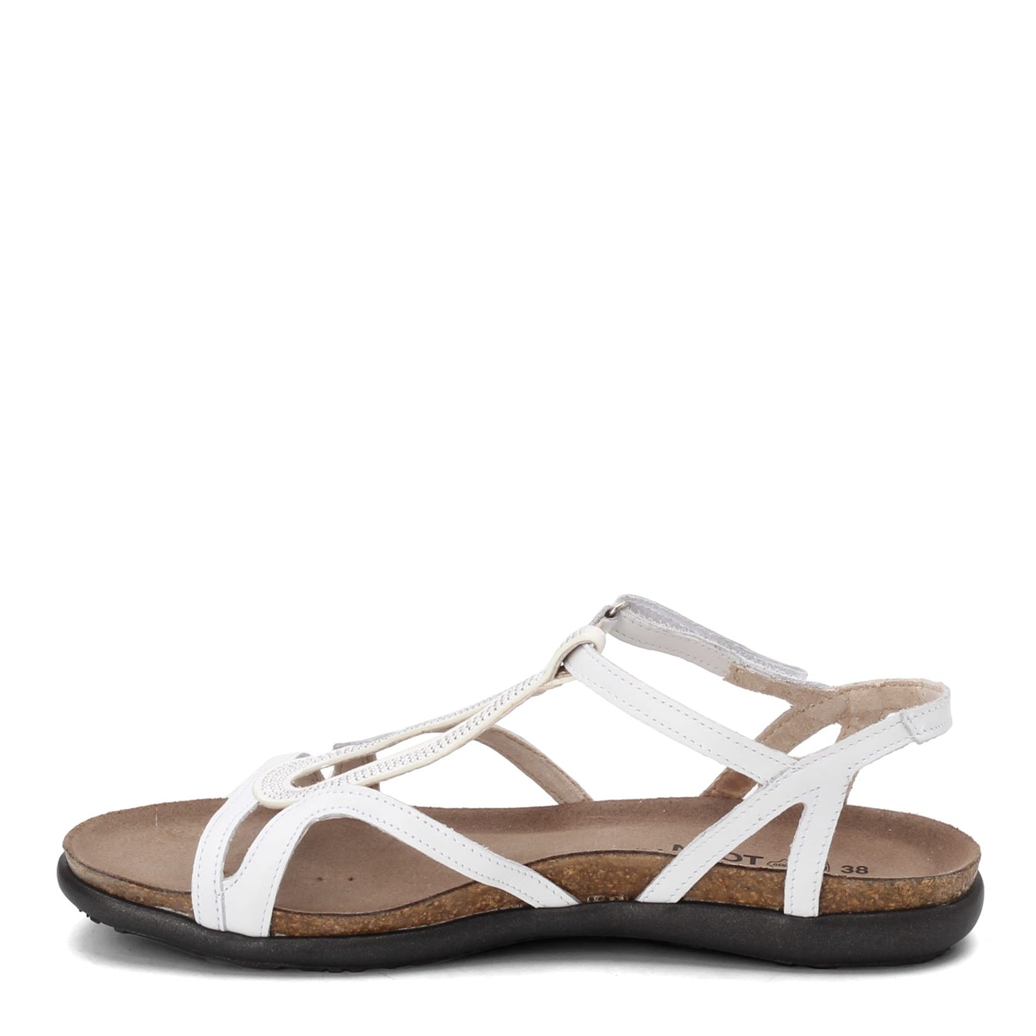 Peltz Shoes  Women's Naot Tamara Sandal WHITE 7417-WB4